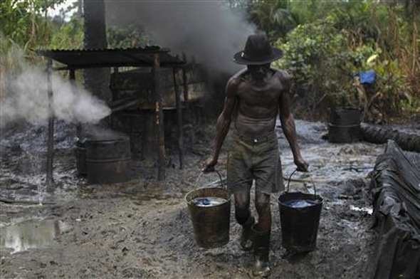 OIL THIEVES:JTF arrests 18 in Niger Delta